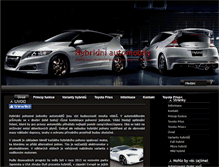 Tablet Screenshot of hybrid-auto.cz